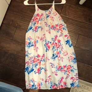 White floral dress